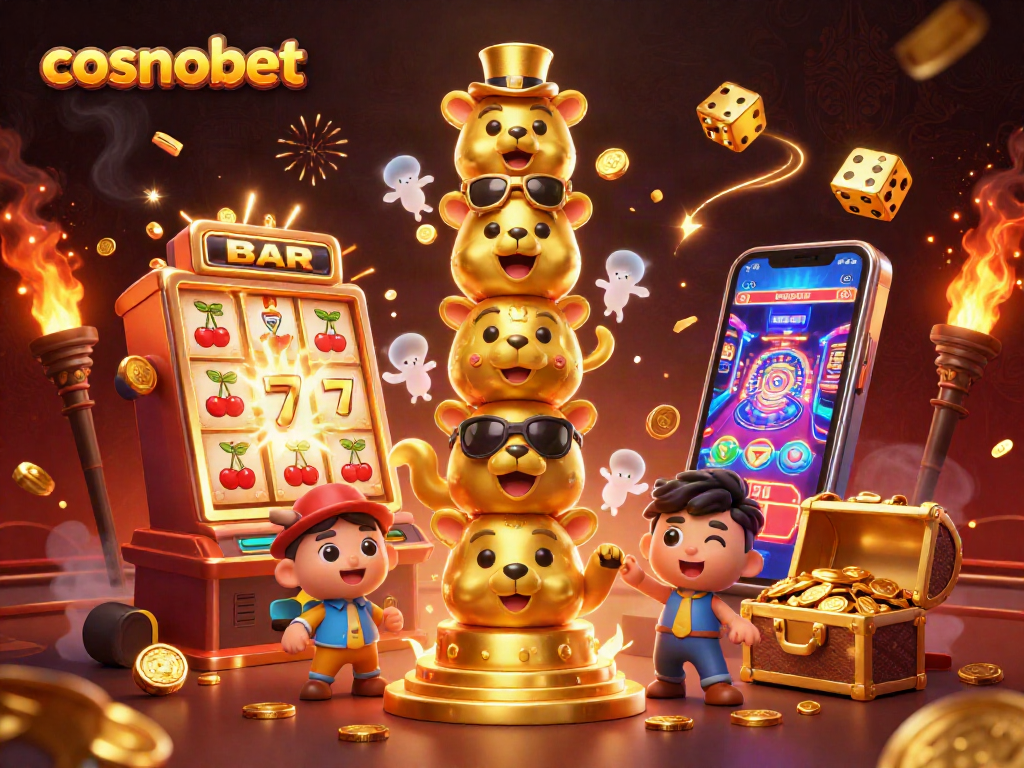 Experience thrilling gameplay with Cosmobet's vibrant casinos and dynamic gaming elements.