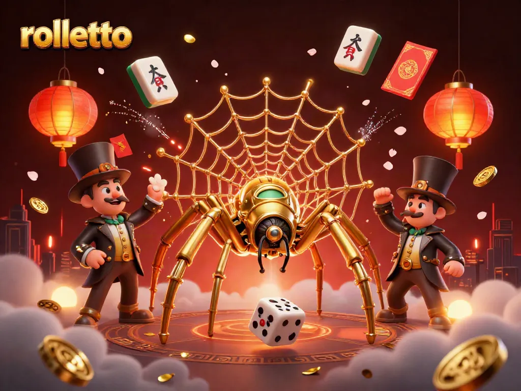 Engage with rolletto's thrilling gameplay through this vibrant steampunk illustration.
